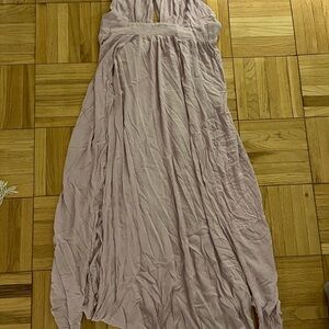 Elegant Mauve Maxi Dress